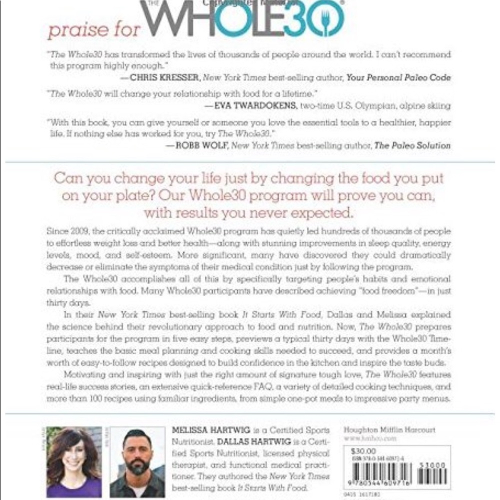 The Whole 30 book [NEW]